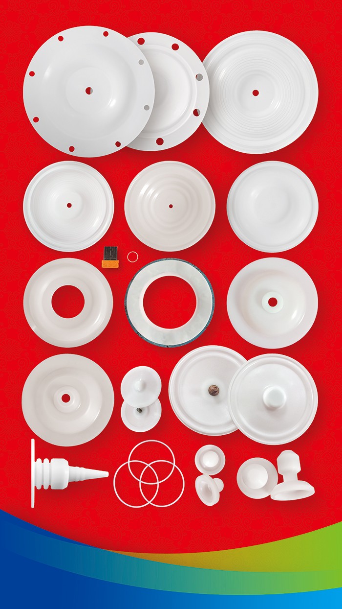 四氟氣動(dòng)隔膜泵膜片油封大全